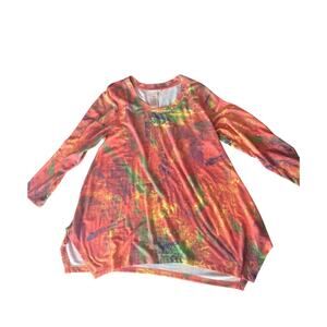 Women’s Philosophy by Anthropologie Long Sleeve Asymmetrical Blouse Tunic XL